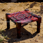 Wooden Charpai Bench & Stool ~ Multi Color - Kulture Street