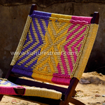 Wooden Easy Chair with Charpai Weave - Kulture Street