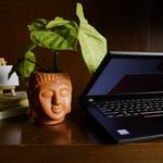 Work Desk Planters Combo - Buddha & Mini (4 inch) - Kulture Street
