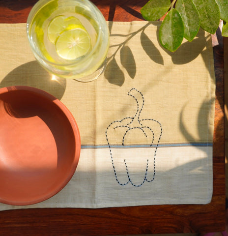 Pepper - Table Mat handcrafted by Oka - Kulture Street