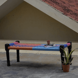 Wooden Charpai / Traditional Wooden Benchh (Multi-Color) - Kulture Street